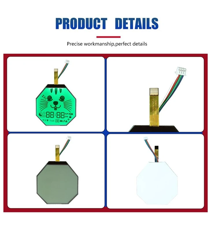 FSTN Octagon Segment LCD Module high quality