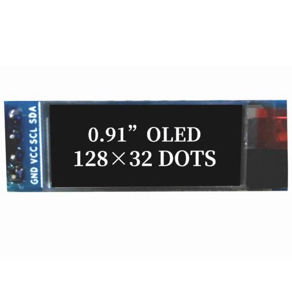 0,91 tommers I2C 12832 OLED-modul for Arduinos